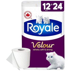 Royale Velour 加厚卫生纸 12大卷 相当于24卷 吸水不掉渣