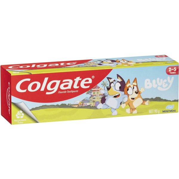 Colgate Kids Junior Bluey 2-5 Years 儿童牙膏 90g