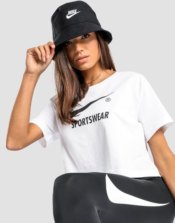 Nike Swoosh Crop Logo T-Shirt