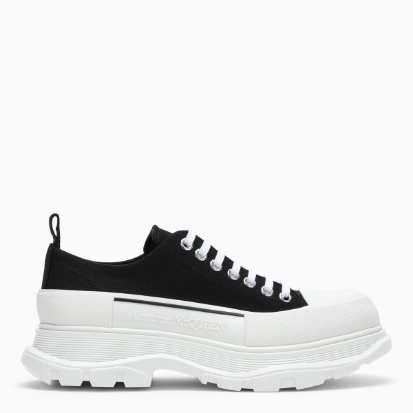 Black/white Tread Slick 厚底鞋
