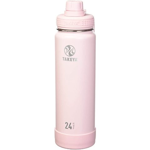Takeya 51054 Actives Water Bottle, 24 oz, Blush 