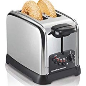 史低价：Hamilton Beach 22790C 经典款不锈钢镀铬烤面包机