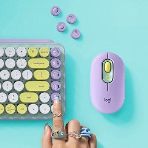 Logitech 罗技 pop 糖果色机械蓝牙键盘 颜值满分+手感一绝