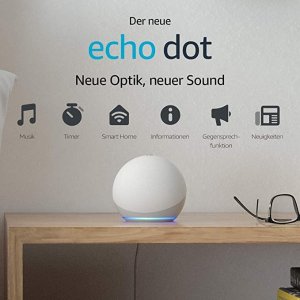 AmazonEcho Dot 第4代智能音箱 白色