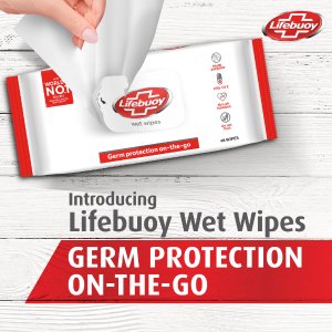 史低价：LIFEBUOY 杀菌消毒湿巾 防止细菌传播疫情必备 肌肤可用
