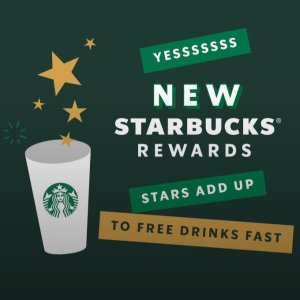 Starbucks 星巴克全新积分系统上线 金牌会员还有更多福利