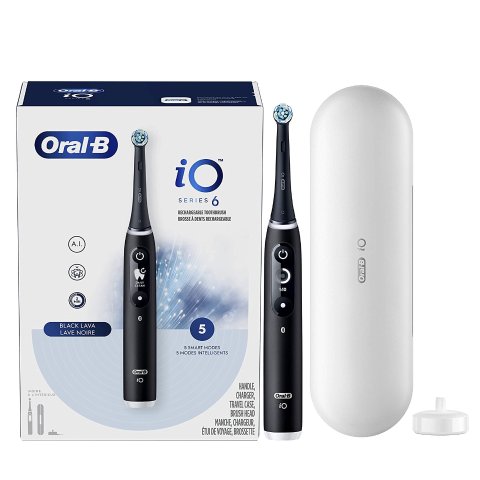 Oral B Io Series Electric Toothbrush With Brush Head Black Lava