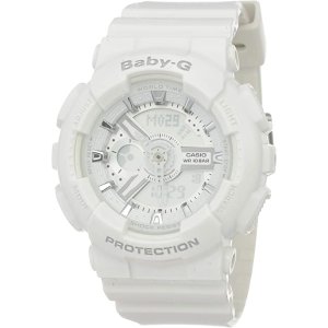 Baby-GWomen's BA110-7A3 Year-Round Analog-Digital White Watch
