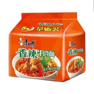ochama × 康师傅专场 红烧牛肉面5包仅€3.5 蜂蜜柚子茶€0.84