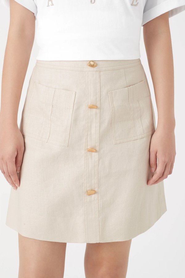 Paperbark Linen 短裙