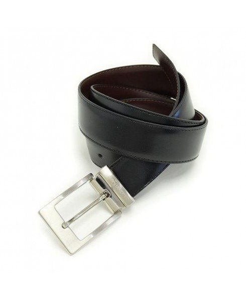 Unisex Leather Belt - Black/Brown