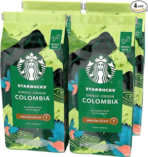 Colombia咖啡豆 450g*4包
