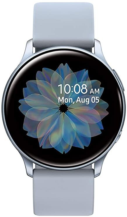 Galaxy Watch Active2 w/Enhanced Sleep Tracking Analysis, auto Workout Tracking, and pace Coaching (44mm), Cloud Silver - US Version with Warranty