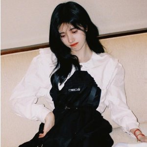 Ganni 女明星衣橱！鞠婧祎同款衬衫€54、热巴同款连衣裙€113