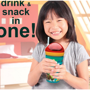 Zak Designs 儿童零食吸管水杯
