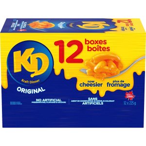 史低价：Kraft Dinner 卡夫原味香浓芝士通心粉 225g*12盒