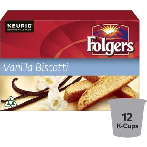 Folgers K-Cup 胶囊咖啡热卖 12颗装$0.4/杯