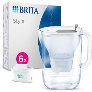 Brita2.4L滤水壶+原装滤芯 6个