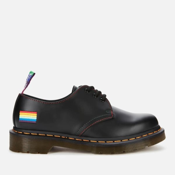 彩虹条1461小皮鞋