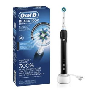 Oral-B Pro 1000 系列亮白充电式电动牙刷白色 特卖