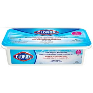 杀菌99%Clorox® 杀菌地板湿巾 24片