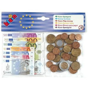 Theo Klein 仿真欧元 儿童学习用 含各种面值硬币和纸币