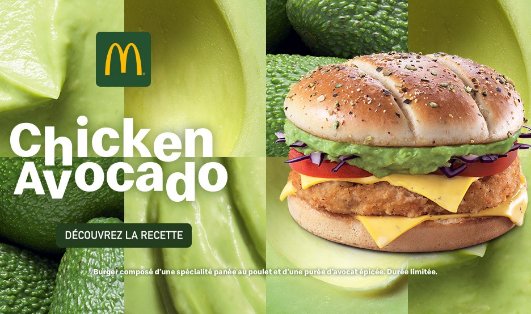 Mcdonalds麦当劳 牛油果鸡肉堡限时供应Mcdonalds麦当劳 牛油果鸡肉堡限时供应