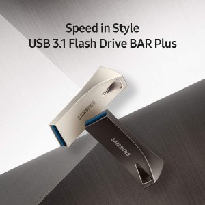 史低价：Samsung BAR Plus 64GB USB 3.1 闪存盘