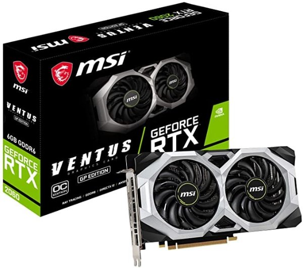 GeForce RTX 2060 Ventus GP OC Short Design Graphics Card