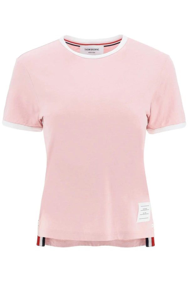 melange 粉色T恤