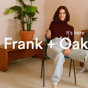 超后一天：Frank And Oak 周年庆 休闲裤$67 收豆沙绿连衣裙