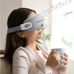 $39.99包邮(org $89.99)史低价：RENPHO 蓝牙韵律眼部按摩器 缓解视疲劳、促进睡眠
