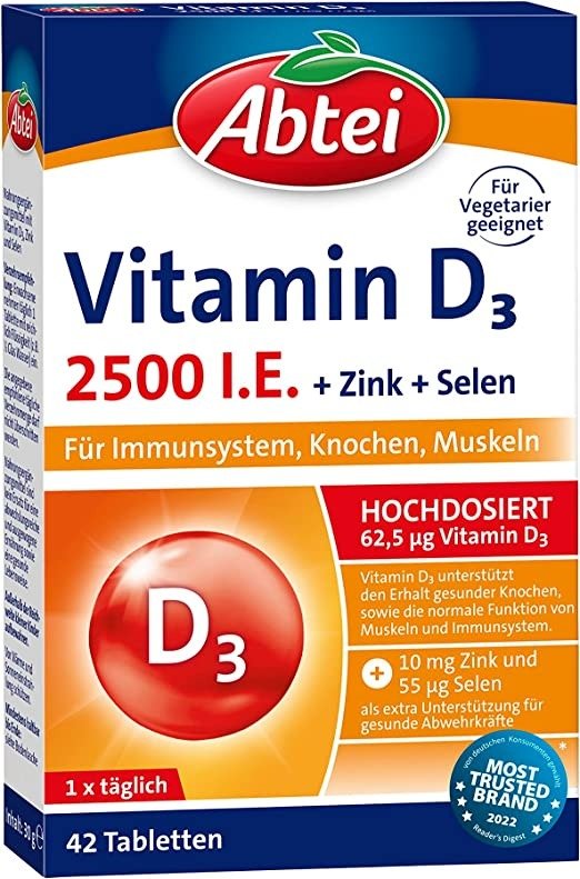 Vitamin D3 补充剂