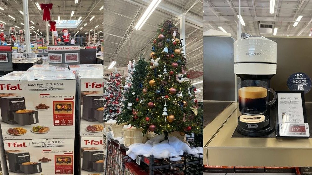 2022加拿大黑五Canadian Tire实拍 - 圣诞树和装饰正在打折，espresso咖啡机减$60，空气炸锅6折！