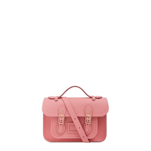 Magnetic Mini Satchel 单肩包 - Hot Rose Matte