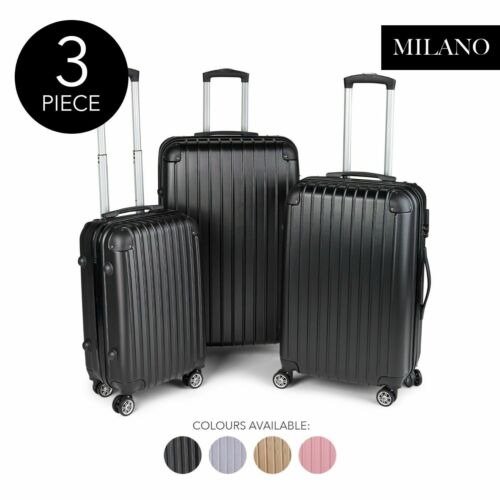 Premium 3pc ABS Luggage Suitcase 3件套