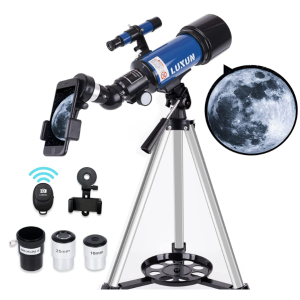 LUXUN 70mm 折射天文望远镜 便携 支持手机观察、拍摄