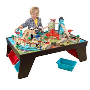 KidKraft 航空城市主题火车玩具桌