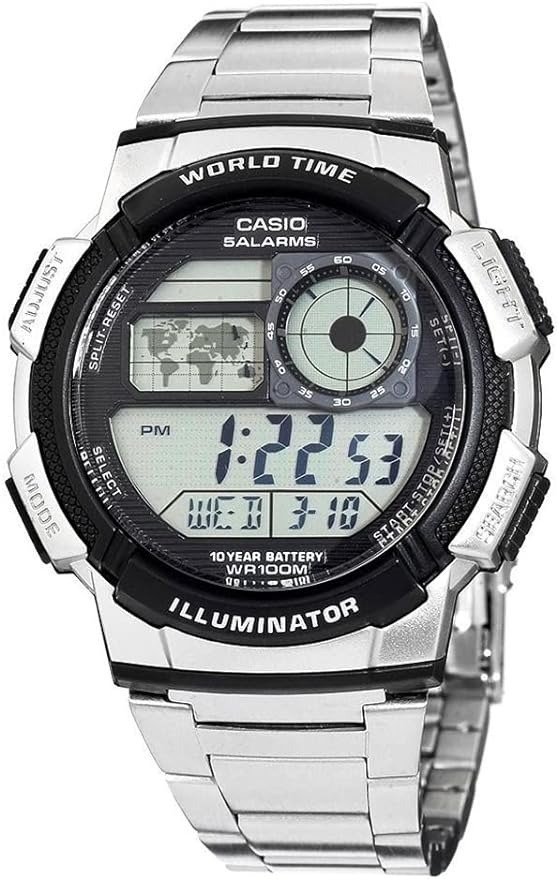  AE1000WD-1 银色手表