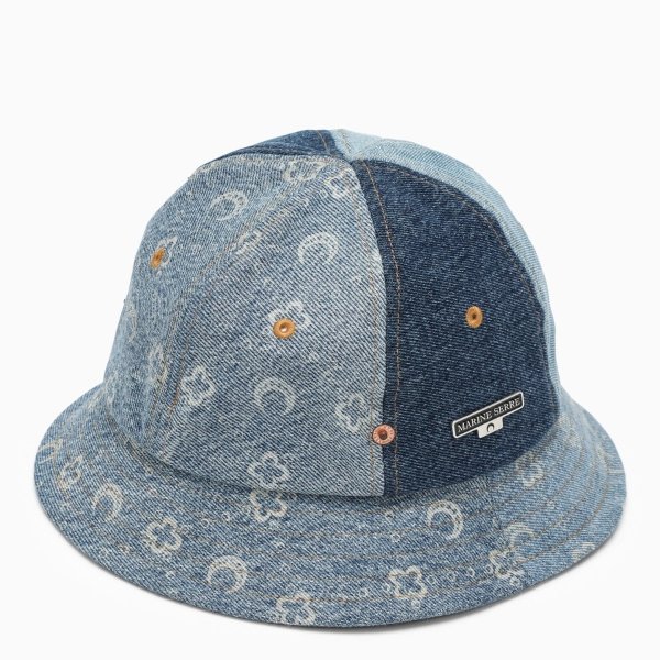 Blue/light 丹宁渔夫帽