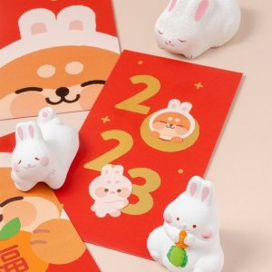 今晚截止：有被可爱到~Sukoshi Mart 首次全场优惠 新年福兔摆件$12.6