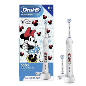 Oral B Pro 1500 电动牙刷米妮图案儿童特别版 带两个刷头