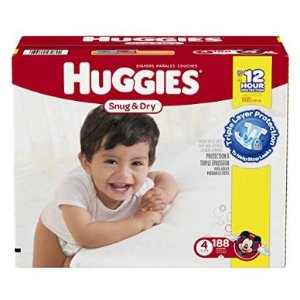 超低价特卖！Huggies Snug and Dry 纸尿裤 1-6号