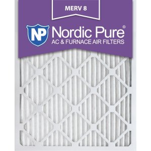 Nordic Pure 防过敏空调暖气炉过滤网 6件套(16x25x1英寸)