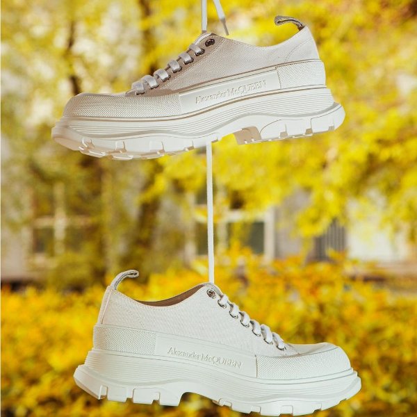SSENSE Exclusive White Tread Slick运动鞋