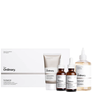 The Ordinary 焕亮套装 洁面+眼精华+美白精华+化妆水 一套全来