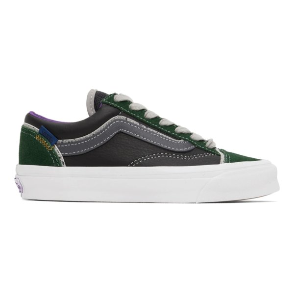 黑绿滑板鞋