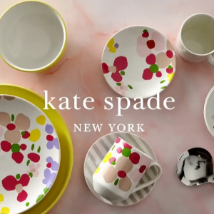 折扣升级：Kate Spade New York 高颜值餐具及家居系列热卖