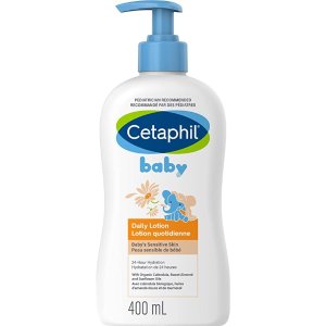 $12.1Cetaphil Baby乳液400ml 甜杏仁和葵花籽油 可舒缓敏感肌肤