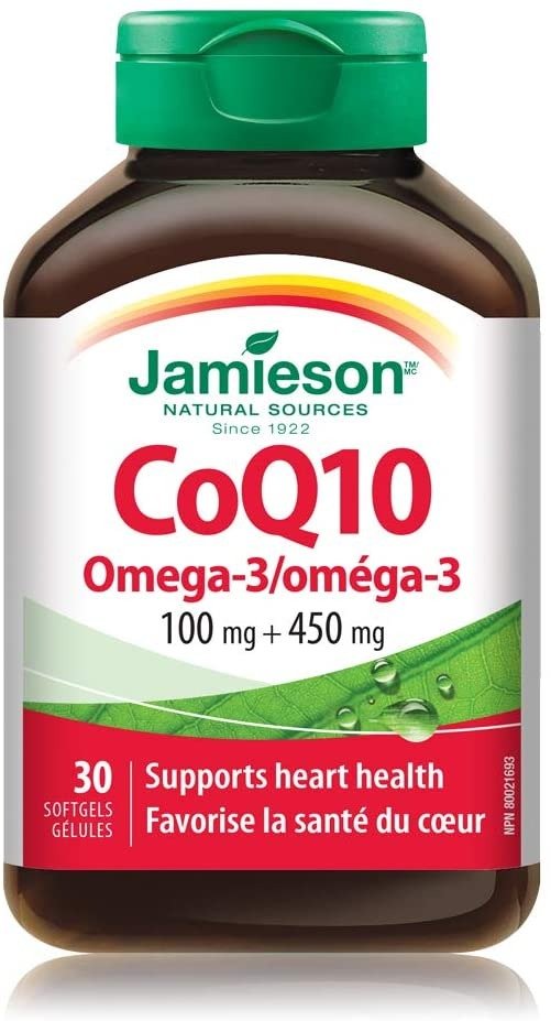 辅酶Q10 +Omega-3 - 100 mg软胶囊